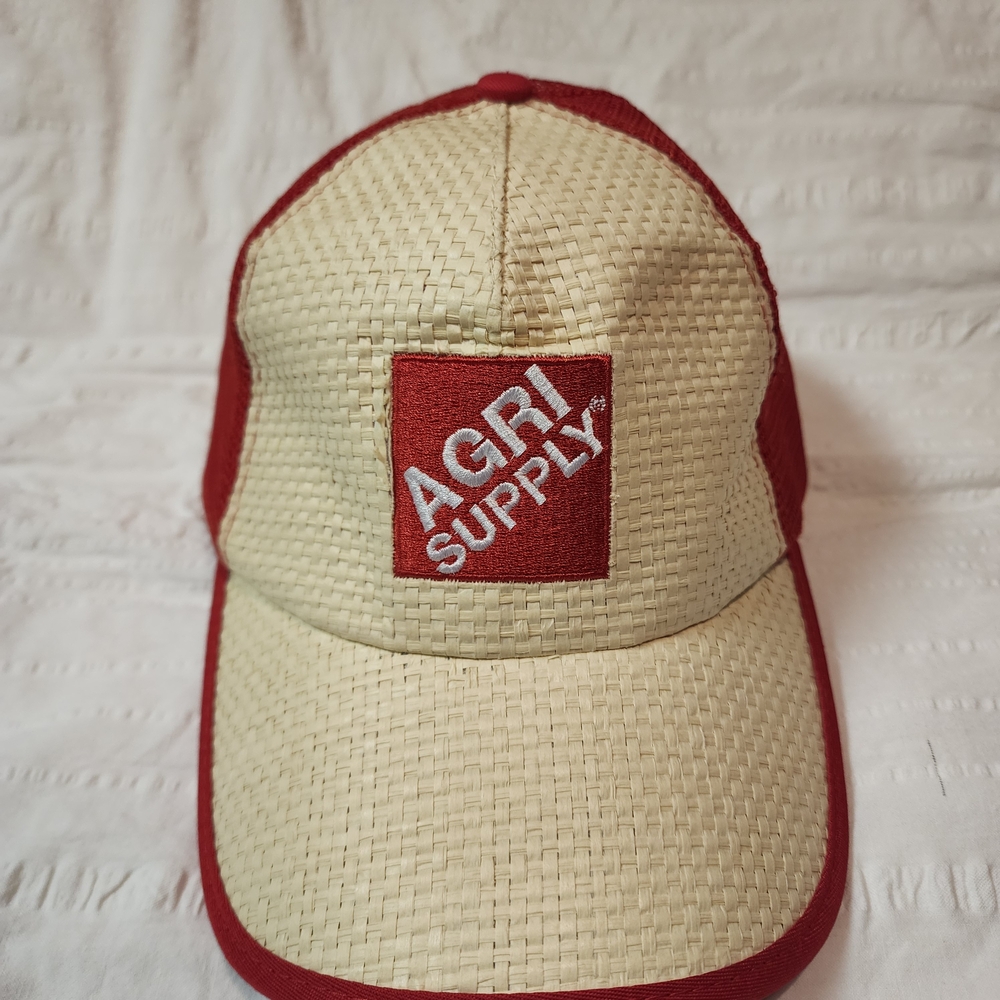 Agri Supply Red and Cream Cap